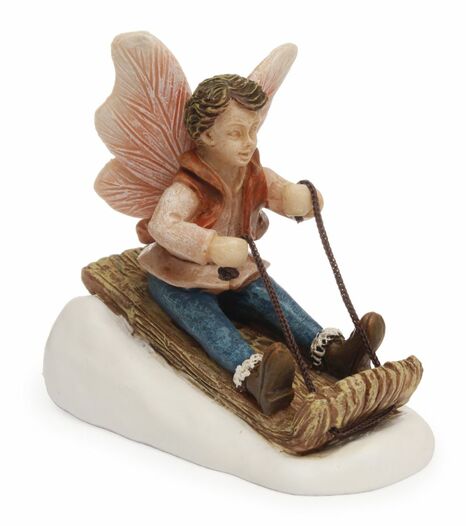 Gone Fishing Fairy, Fishing Fairy, Boy Fairy and Dog, Fairy Garden Figure,  Sitting boy Fairy, Fairy Garden Accessory, The Fairy Garden